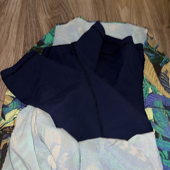 aerie rubbed cut out dress with built in short and sport bra - Picture 7 of 8